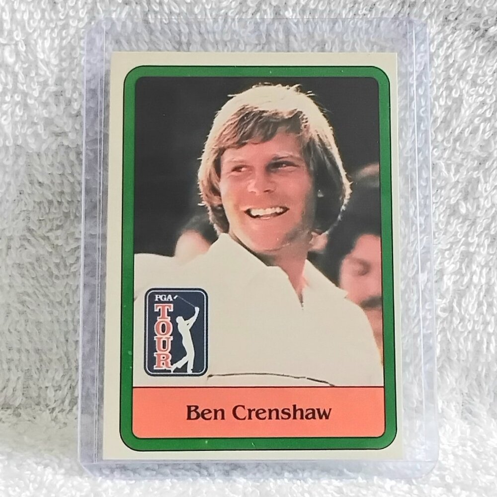 5/$20 E/NM 1981 Donruss Golf Inaugural Ben Crenshaw PGA Tour Card 5!!